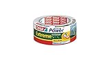 tesa extra Power Extreme Outdoor Gewebeband - Gewebeverstärktes Ductape für den Außenbereich, extrem hohe Klebekraft - Transparent - 20 m x 48 mm