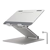 Mtlavishness MTLAVISHISH -Verstellbarer Winkel -Laptop und Tablet -Ständer mit Nicht -Slip -Silikon -Pad -Wärme -Dissipation Ergonomisches Design für Notebook -Computer Tablet Computer und