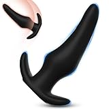 BDSMYOU 3.0 Analplug für Frauen Männer,Anal Plug Butt Plug Analspielzeuge,Buttplug Analdehner Analkugeln Po Dusche Anal Dildo Analdusche Anal Beads Dildos Anal Toys,Analdilos Herren (Schwarz, S)