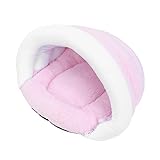 MARMERDO Hund Bett Kissen Petsoft Decke Pet Katze Warme Matte Pet Bett Katze Nest Welpen Bett Warme Bett Katze Bett Winter Warme Kissen Rosa Katze Bett Donut Haustier Warme Bett Haustier Schlafen Bett