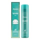 Sonnencreme LSF 50 (180 ml), Sonnenspray Transparent, Sonnenschutz Spray50, extra Wasserfeste Feuchtigkeit Schweißresistente Sonnencreme für empfindliche Haut (Mint Green)