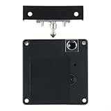 3-in-1 unsichtbares elektronisches Türschloss, schlüssellos, intelligentes Schloss mit Karte, NFC, TTlock, App, für Schrank, Schublade, Möbel, Holztüren (ttlock)