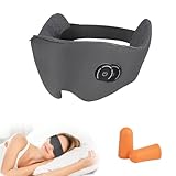 Beheizte Augenmaske - Wärmend Wärmemaske Augen mit 3 anpassbaren wärmeeinstellungen, Schlafmaske Augenmaske, Augenmassagegerät Eye Massager Massagegerät, Wärmende Baumwolle Wärmebrille