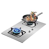 Tragbarer Gasherd 2 Brenner - 4,2-kW-Edelstahl-Gaskocher, Tisch- Und Unterputz-Gasherde, Haushaltserdgasherd, Flüssiggasherd, Robustes Kochfeld Für Camping(LPG)