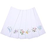 6 Stück Stofftaschentücher Damen, Taschentuch Taschentücher Baumwolle, Vintage-Blumen-Taschentuch, Florales Spitzen-Taschentuch, Bestickte Taschentücher, Florale Taschentücher, für Hochzeitsfeier