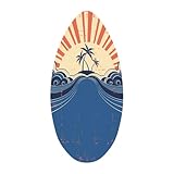 perfk 41-Zoll-Skimboard, Bodyboard, leichte Haltbarkeit zum Gleiten am Strand, Wasser-Surfbrett-Skimboard für Teenager, alle Skimming-Aktivitäten, Style C