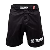 Tatami Fightwear Impact BJJ Shorts für Grappling, Jiu Jitsu, MMA und Wrestling, atmungsaktives Polyester, schnelltrocknend, No-Gi Fight Shorts, flexible Trainings-Gym-Workout-Shorts, Schwarz , M