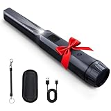 SUNPOW Pinpointer Metalldetektor für Erwachsene Kinder, 800 mAh wiederaufladbare Lithium-Batterie, Pin Pointer, Metallfinder, 50% Tiefenverbesserung, IP68 wasserdicht, Upgraded Chip & 3 Modi