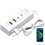 USB-Ladestreifen, Telefon-Ladestreifen - 4 Ports Handy-Schnellladeleiste USB | Desktop-Ladestation mit Überhitzungsschutz für MP3-Player, Kamera und Lüfter