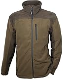 Hubertus Herren Fleece Jagdjacke Oliv Braun (L)