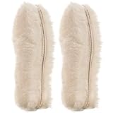 BTHEONE [ 2 Paar Australischen Schaffell Einlegesohlen Super Dick Premium fur Stiefel Schuhe| Robust & Extra flauschige Premium Schafwolle Einlegesohlen,Beige,[ 2 Paar ]EU 39