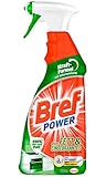 Bref Power gegen Fett und Eingebranntes, Fettlöser, 750 ml Sprühflasche, für Küche, Kamin, Grill und Ofen