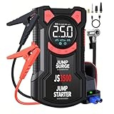 Cvoepobey Spitzenleistung Luftpumpe mit 150psi -Kompressor und Notfallbatterie für Reifen Starten