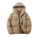 Bastwahl Jacken Herren Winter - Parka Jacke Outdoor Winddicht Mit Kapuze Herren-Jacken Bequeme Kapuzenjacke Softshelljacke Winterjacke Winterparka Gefüttert Warme Daunenjacke Warm Leichte Steppjacke