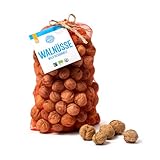 PAKKA - Bio Fairtrade rohe Wilde Bergwalnüsse in Schale 2kg, Walnüsse mit Schale wildgesammelt direkt von Kleinbauern aus Samarkand in Usbekistan, vegan, Familienpackung, Value-Pack 2000g