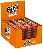 BiFi Original Hot Salami Sticks - 40er Pack (40 x 20g) - Wurst Snack To Go - Luftgetrocknet Fleisch & Wurstwaren Paket - Salami mit Pfeffer, Koriander und Knoblauch - Ideale Knabberbox - Wurstpaket