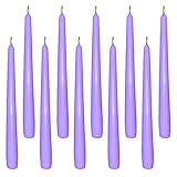 Gastro 10 Spitzkerzen lila 23,5 x 245 mm