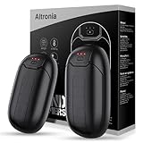 Altronia 2 in 1 Magnetisch Handwärmer - 3 Gänge Sind Einstellbar Tragbar Elektrisch Taschenwärmer Wiederverwendbar, für Outdoor-Sport, Ski, Camping, Warmes Geschenk für Frauen, Männer