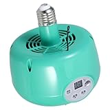 GARIOUANS Heizlüfter Brutlampe mit Temperaturregelung Energieeffizienter Wärmestrahler für Kükenaufzucht Geräuschloser Brutmaschine Heizung Schonende Wärme für Gesunde Tierhaltung