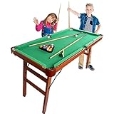 YP Klappbar Billiardtisch Pooltisch Snooker Tischspiel Tischbillard 140 * 74 * 80CM