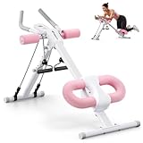 MERACH Bauchtrainer Bauchmuskeltrainer für Zuhause Multifunktionale Trainingsgerät für Ganzkörpertraining Abdominal Ab Machine mit LCD-Monitor Bauchmuskeltrainer Bauchmuskeltraining