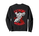 Motocross Motorcross Jungen und Mädchen Cross Geschenkidee Sweatshirt