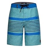 Hurley Jungen Hrlb Farbverlauf Streifen Boardshrt Board-Shorts, grün (Aurora Green), 130