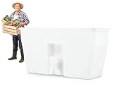 Varile Wasserspender Weiß für Camping, Garage & Kleingarten | BPA-Frei | Handwascher, Rukomojnik (10L)