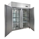 GastroHero ECO 1300 GN 2/1 Monoblock Gastronomie Tiefkühlschrank, Gastronomiebedarf, 1350 Liter, Großvolumiger freistehender Gefrierschrank, Energiesparend, Robuste Bauweise