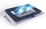 KLIM Everest Laptop Cooling Pad - Versiegelter Schaumstoff für maximale Leistung - Leistungsstarker Turbo-Lüfter 4300 RPM -Kühler - Vermeide Überhitzung und schütze deinen Laptop - 14-17.3 Zoll