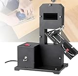 STIDEsknautic Bandsäge/Professionelle Tischbandsäge,Neigbares Tisch (0-45°),800W-Reinkupfermotor,70mm Nachsägehöhe + 90 mm Ausladung,Kurven- und Geradeschnitte,1750 U/min