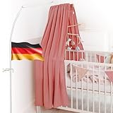 lilimaus Himmelstange Babybett für Fast alle Baby und Kinderbetten - Himmelbett Gestell - Betthimmel Stange - Babybett Zubehör für Stubenwagen und Wiege