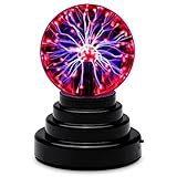 CGBOOM Plasmakugel Magische Leucht Ball 3 Zoll, Berührungsempfindliche Plasmalampe Spielzeug Geschenke für Jungen Mädchen Amazing Lamp Decorative Gaget