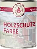 Bamberger Farbwerke Matt Holzschutzfarbe Wetterschutzfarbe Holzfarbe für Außen (5L, Hellbraun)