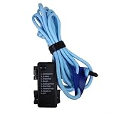 Leuchtende LED-Lichtschlauch, 300 cm Länge, perfekt für Campingzelte und verschiedene Anwendungen im Freien bei Nacht (300 cm hellblau)