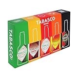 TABASCO Brand Geschenk-Set: 60ml Glasflaschen mit scharfe Chili-Sauce - 100% natürlich - Schärfe-Anfänger bis Schärfe-Liebhaber kommen auf ihren Geschmack!… (5 pack)