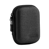 Digitalkamera Tasche - Zubehör Organizer Tasche, 12cm Tasche für Uleway - kompakte stoßfeste & wasserdichte Oxford-Schutzhülle ideal für Reisen & Outdoor-Fotografie mit Zubehörfach - Schwarz & grau