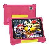 HotLight Kinder Tablet 7 Zoll, Tablet für Kinder mit Android 13, 5GB RAM+32GB ROM+128GB Erweiterbar, Wi-Fi, Bluetooth, Type-C, Kids Tablet mit Quad Core Rose