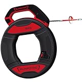 RUNPOTEC - RP5 Kabeleinziehwerkzeug | 30m Kabeleinziehhilfe mit 3-fach verdrilltem Spezialkunststoffband Ø 5,5mm| Kabelziehhilfe mit patentierter Führungsspitze