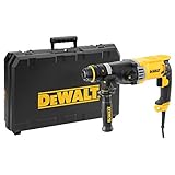 Dewalt SDS-Plus Kombihammer (28 mm) D25144K (900 Watt, max. Einzelschlagenergie 3,0 Joule, werkzeuglos wechselbare Werkzeugaufnahme, elektropneumatisches abschaltbares Hammerwerk, Sicherheitskupplung)