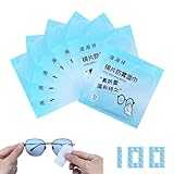 RYHHH 100 Stück, Brillenputztuch Antibeschlag,Antibeschlagtuch Brille,Brillenreinigung,Brillen Zubehör, Von Professionelle Brillenreinigung, Brille, Tablet, Handy, Display, Kamera
