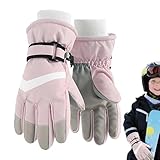 Kinder-Handschuhe, wasserdicht, isolierte Snowboard-Handschuhe, Schneeausrüstung, Winterzubehör, rutschfeste Snowboard-Sport-Fäustlinge für Mädchen und