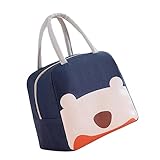 ABOOFAN 1Stück Wasserdichte Lunch aus Oxford mit Cartoon Bento für Schule Picknick und Reisen Aluminiumfolie für Optimale und Kälteschutz