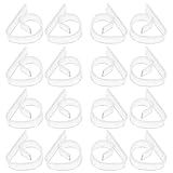 CIYODO 36 Stück Transparente Kunststoff Tischdeckenclips Tischdeckenhalter für Gartentische Picknick Hochzeit und Restaurant Kratzschonend Langlebig und Vielseitig Einsetzbar