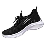 Orthopädische Schuhe Damen Slip on Sneaker Walkingschuhe Leicht Weite H Vermascht Atmungsaktive Sportschuhe Lässige Komfort Laufschuhe Bequeme Outdoor Sommerschuhe Turnschuhe Arch Support Schuhe