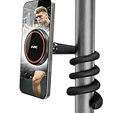 A2C Flexibler Schwanenhals-Handyhalterung für iPhone, Mag-Safe, langer Arm, magnetische Handyhalterung für Laufband, Peloton, tragbares Fitness-Zubehör für 10,2 - 17,8 cm Smartphones