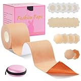 SINPY 119pcs Brust Tape, Klebe BH Push Up Große Boob Tape Silikon Brüste Nippelpads Body Tape für Abendkleider, Ballkleid, Hochzeitskleid