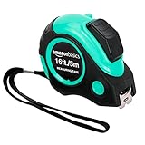 Amazon Basics Maßband, 4,88 m (16 Fuß), Türkis