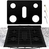 bezoku Herdabdeckung für Whirlpool 76,2 cm Gasherd-Protektoren, 5 Brenner, Modell WFG775H0HB WFG775H0HW WFG775H0HZ WFG775H0HV, verbesserter 0,5 mm wiederverwendbarer Spritzschutz für Herdplatten