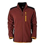 FORSBERG Brodir III, bequeme Fleecejacke, leicht, hochwertig und stylisch, Farbe:bordeaux, Größe:L